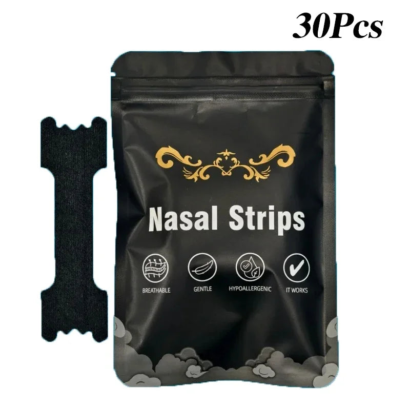30/90/150pieces, Anti Snoring Nose Patch Set Extra Strength Nasal Strips Better Breathing Non-Invasive Easier Breath Sleep Aid